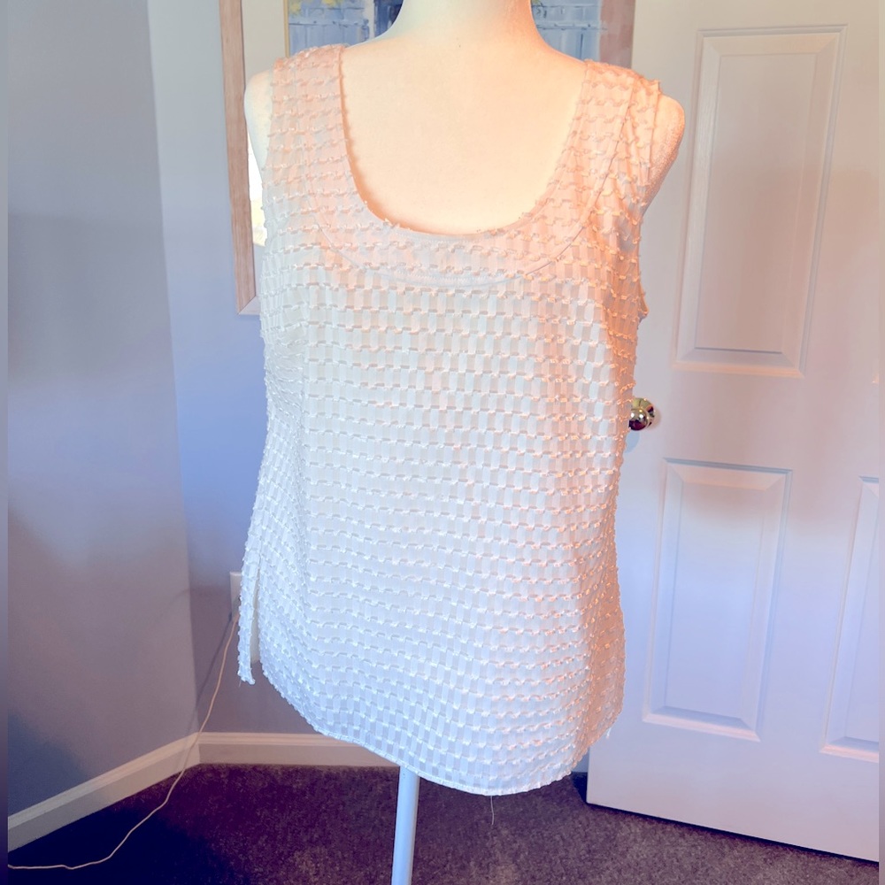 St. John sleeveless top